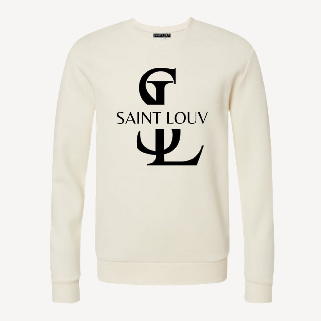 Cream Saint Louv sweatshirt
