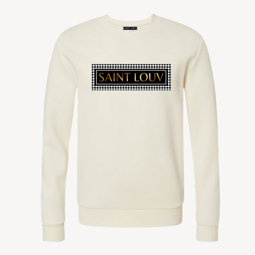 Cream Saint Louv sweatshirt